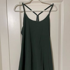 Green outdoor voices exercise dress